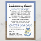 Blue Fox, Veterinarian, Veterinary Service Flyer (Voorkant)