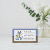 Blue Fox, Veterinarian, Veterinary Service Visitekaartje (Staand voorkant)