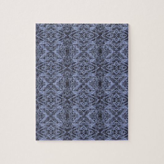 Blue Foxtail Herhaling Legpuzzel (Verticaal)