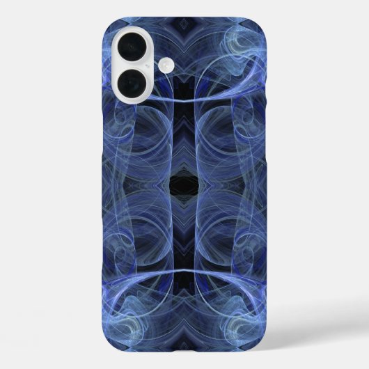 Blue Fractal-aanpassingen voor alle hoesjes (Achterkant)
