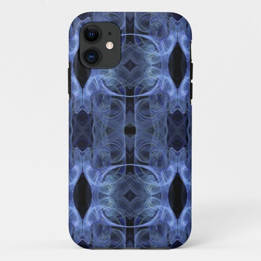 Blue Fractal iPhone 5 Custom Hoesje-Mate ID Case-Mate iPhone Case (Achterkant)