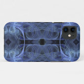 Blue Fractal iPhone 5 Custom Hoesje-Mate ID Case-Mate iPhone Case (Achterkant (horizontaal))