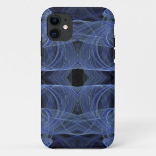 Blue Fractal iPhone 5 Custom Hoesje-Mate ID Case-Mate iPhone Case