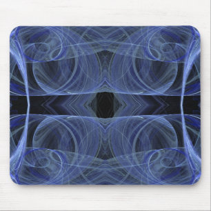 Blue Fractal Mousepad Muismat
