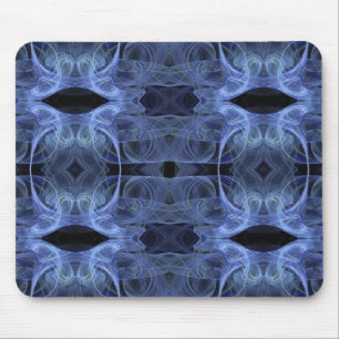 Blue Fractal Mousepad Muismat