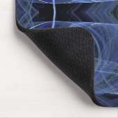Blue Fractal Mousepad Muismat (Hoek)