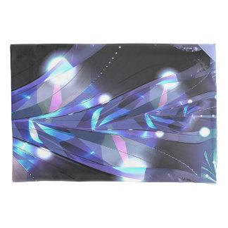 Blue Fractal Oerwoud 3D Kussensloop