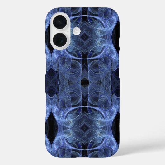 Blue Fractal-regelt alle hoesjes (Achterkant)