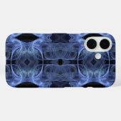 Blue Fractal-regelt alle hoesjes (Achterkant (horizontaal))