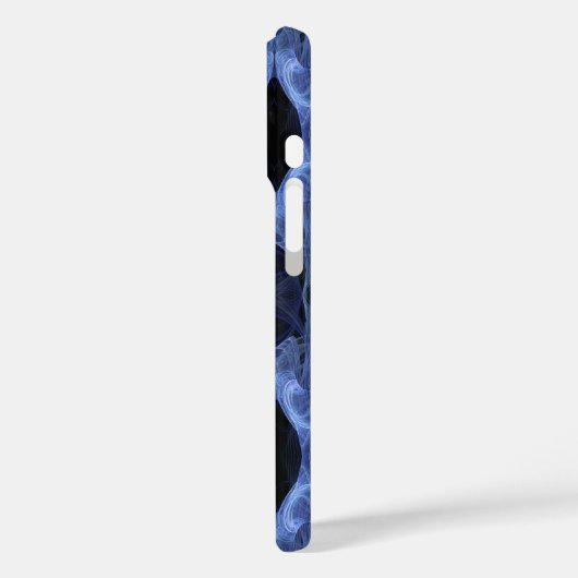 Blue Fractal-regelt alle hoesjes (Achterkant / Links)