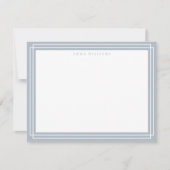 Blue Frame Note Card Kaart (Voorkant)