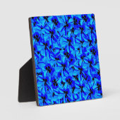 Blue Frangipani Flowers Fotoplaat (Voorkant)