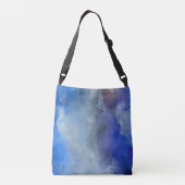 Blue Freedom All-over-Print Cross Body Bag Crossbody Tas (Achterkant)