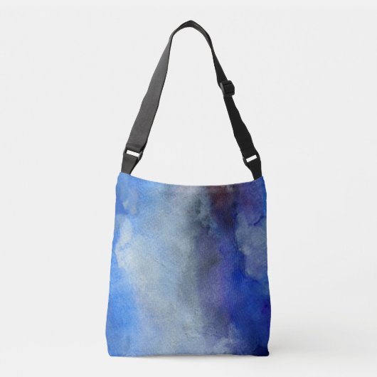 Blue Freedom All-over-Print Cross Body Bag Crossbody Tas (Voorkant)
