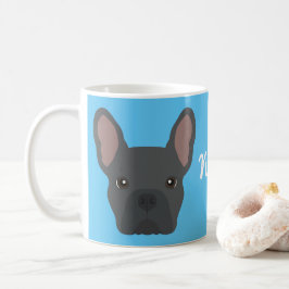 Blue French Bulldog Coffee Mok