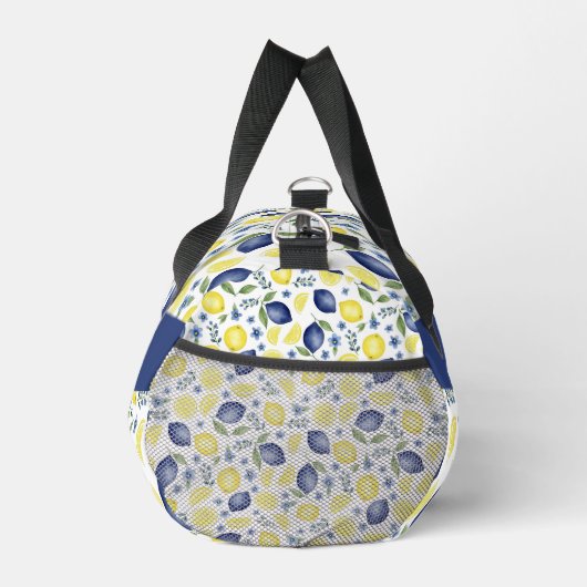 Blue French Country Lemon Pattern Name Plunjezak (Rechts)