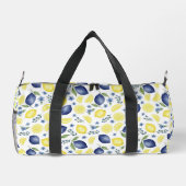 Blue French Country Lemon Pattern Plunjezak (Achterkant)