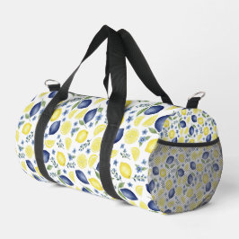 Blue French Country Lemon Pattern  Plunjezak