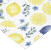 Blue French Country Lemon Pattern Tafelkleed (Gekanteld)