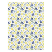 Blue French Country Lemon Pattern Tafelkleed (Voorkant)