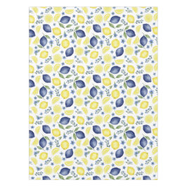 Blue French Country Lemon Pattern Tafelkleed