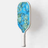 Blue French Hydrangea Floral Pickleball Paddle (Links)