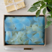 Blue French Hydrangea Floral Tissuepapier (Geschenk)