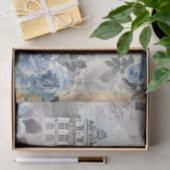 Blue French Manor Tissuepapier (Geschenk)