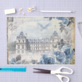 Blue French Manor Tissuepapier (Craft)