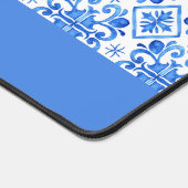 Blue French Toile Pattern Name Bureaumat (Hoek)