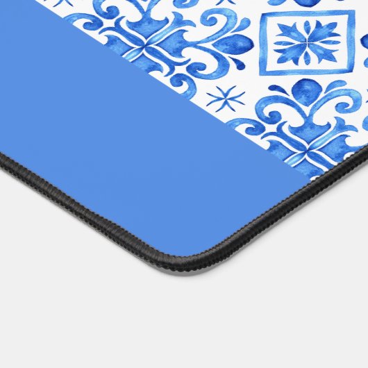 Blue French Toile Pattern Name Bureaumat (Hoek)