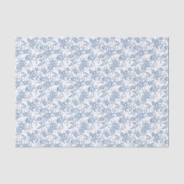 Blue French Toile Tissuepapier