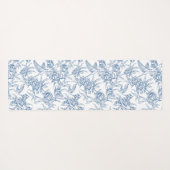 Blue French Toile Yogamat (Achterkant (horizontaal))