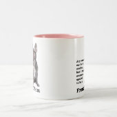 Blue Frenchie mama Tweekleurige Koffiemok (Center)