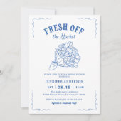 Blue Fresh van het Market Garden Vrijgezellenfeest Kaart (Voorkant)