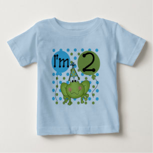 Blue Frog 2e Verjaardag Tshirts en geschenken