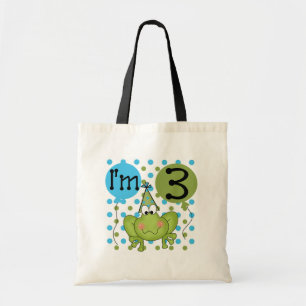 Blue Frog 3e verjaardag Tshirts en geschenken Tote Bag