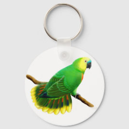 Blue Front Amazon Parrot Sleutelhanger