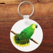 Blue Front Amazon Parrot Sleutelhanger (Voorkant)