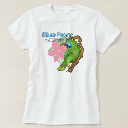 Blue Front Amazon T-Shirt (Design voorkant)
