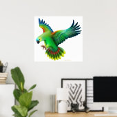 Blue Fronted Amazon Parrot Poster (Thuiskantoor)