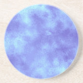 Blue Frost Cloud Effect Sandstone Onderzetter (Voorkant)