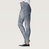 Blue Frost Crystal Christmas Pattern Leggings (Links)