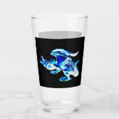 Blue Frost Dragon Glas (Achterkant)