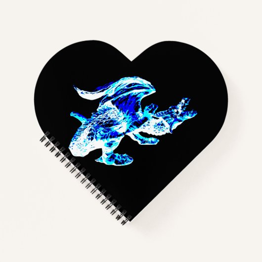 Blue Frost Dragon Heart Notitieboek (Voorkant)