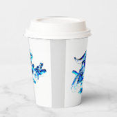 Blue Frost Dragon Papieren Bekers (Links)