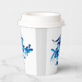 Blue Frost Dragon Papieren Bekers (Rechts)