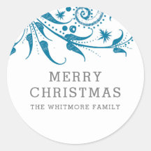 Blue Frost Merry Kerstmis