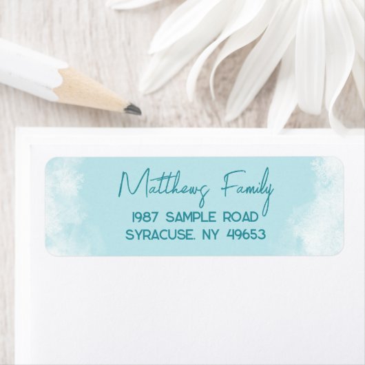 Blue Frost Retouradreslabel Etiket (Insitu)