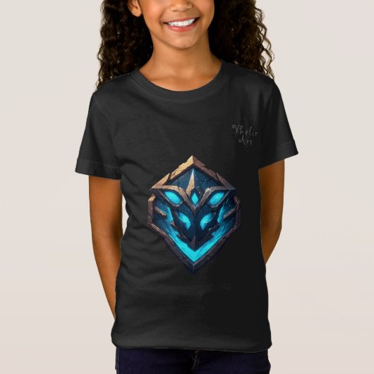 Blue Frost Rune Emblem T-shirt (Voorkant)